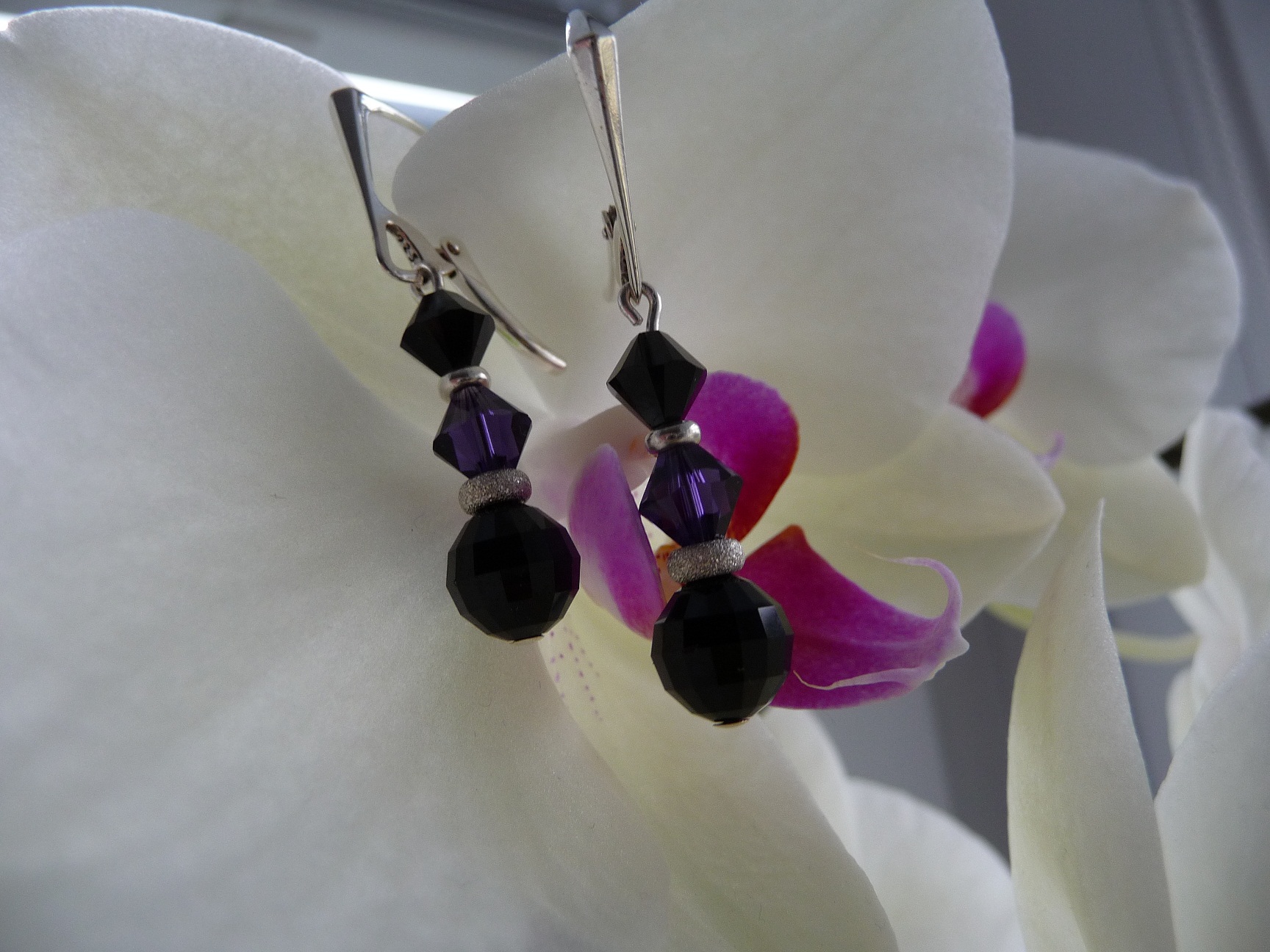 Velmi elegantní stříbrné ( AG925) naušnice